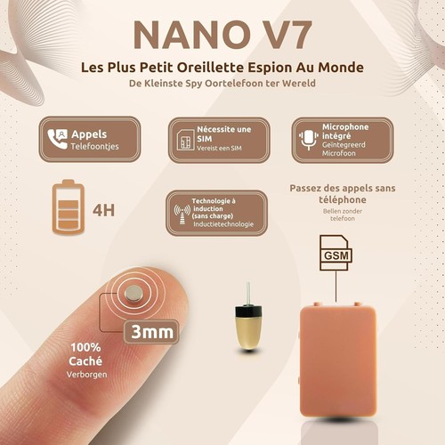 Auricolare wireless spia gsm - auricolare,